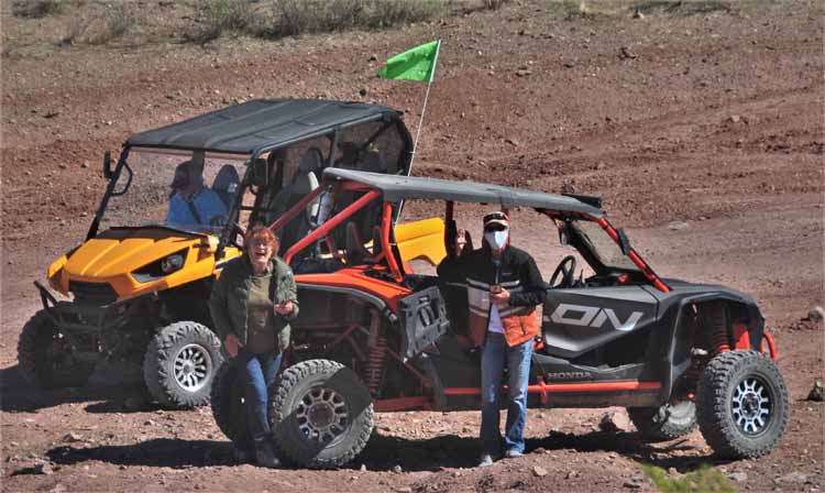 buggies in desert